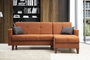 Atelier Del Sofa Polya Sofá Cama Esquinero Rojo Teja